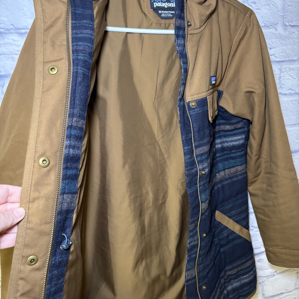 Patagonia OUT YONDER Parka Wool Jacket Womens Size XS Full Zip Snap Button - Picture 7 of 13